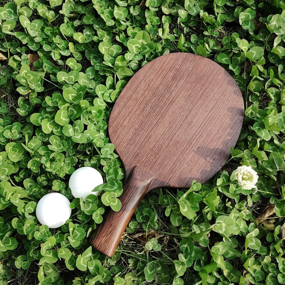 Handmade Table Tennis Blade Wenge Solid Wood Wooden Ping Pong Racket