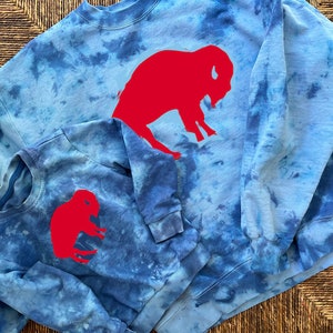 Mommy/Daddy and Me Buffalo Sweatshirt Set