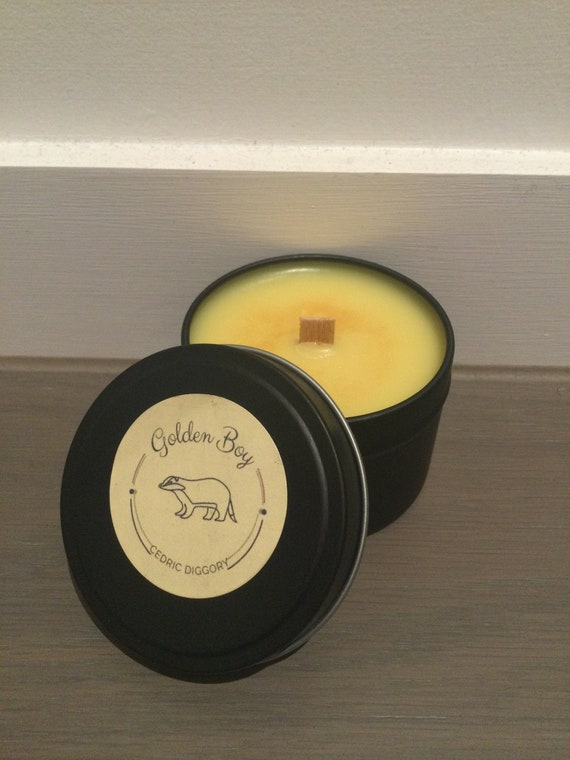 Golden Boy Cedric Diggory Inspired Candle Etsy