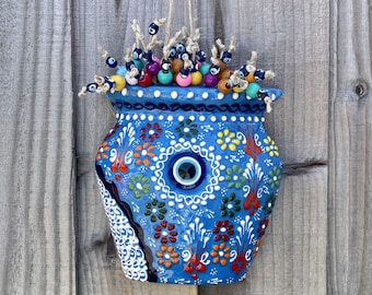 Hand Painted Garden Protector - Decorative Garden & Indoor Wall Hangings