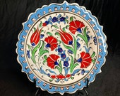 Hand Painted Colours of Eros for Decors, Decorative Ceramic Plate (7" -18cm)