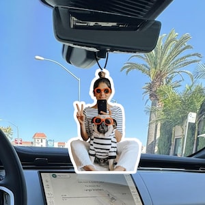 Custom Photo Air Freshener, Picture Air Freshener, Cute Car Accessories, Photo Freshener, Car Freshies, Car Decor, Personalized Gifts