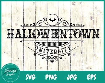 Halloweentown University SVG | Halloween Shirt SVG | Gruselige Vibes Svg | Herbst Svg | 31. Oktober Svg | Halloween Movie Svg - Datei für Cricut