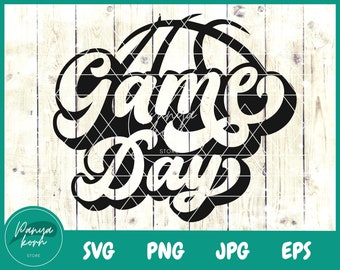 Game Day Svg / Basketball Cheer Svg / Basketball Shirt Svg / Basketball Season Svg / Game Day Vibes Svg / Basketball Svg - Archivo para Cricut