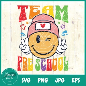 Zespół Pre School SVG | Pre-Kindergarten Crew SVG | Koszulka nauczyciela Pre-K | Powrót do szkoły | Drużyna Pre-K SVG | Pre-K Crew SVG | Cześć Pre-K