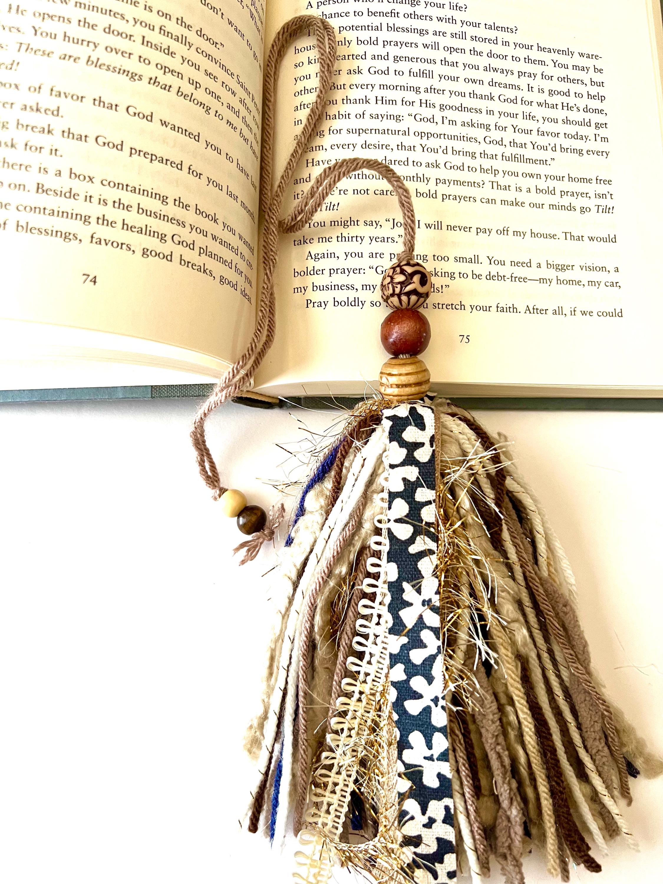 Handmade Tassel Bookmark Journal Accessory Planner Clip Bookmarking ...