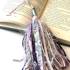Bible Tassel Bookmark: Lilac, Pink & Purple Ribbons