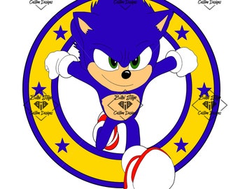 Sonic The Hedgehog,Sonic Vector, Sonic The Hedgehog SVG, Sonic Svg, Hedgehog Svg, Sonic Face Svg, Sonic Characters SVG, Cricut, Scrapbooking