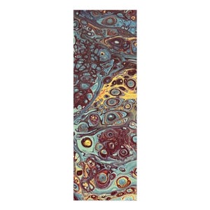 Yoga Mat, Energizing Exercise Mat, Foam Workout Mat, Bold Colorful Design, Fitness Gear, Exercise Equipment