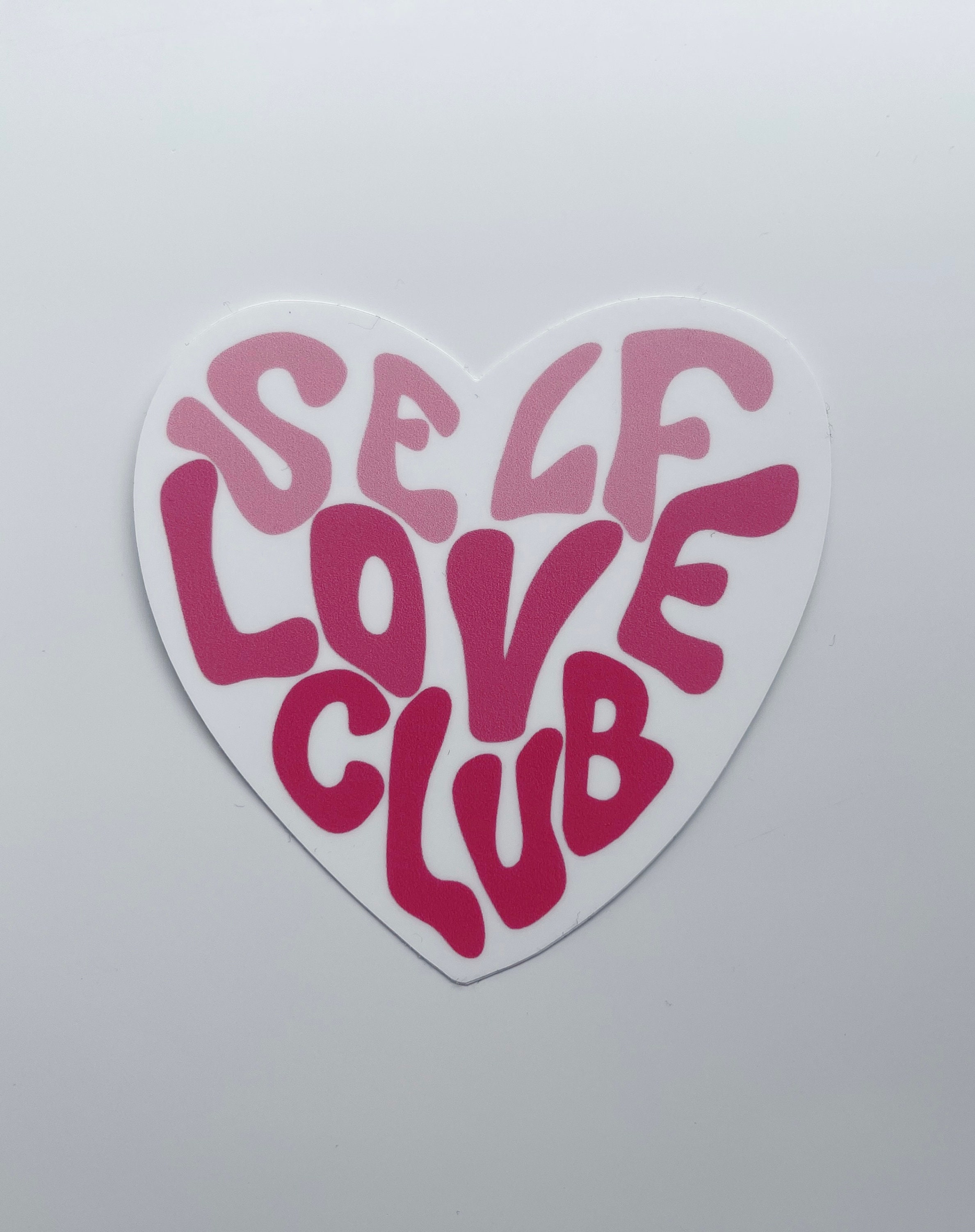Self love club sticker and print bundle Poster Wall art Etsy