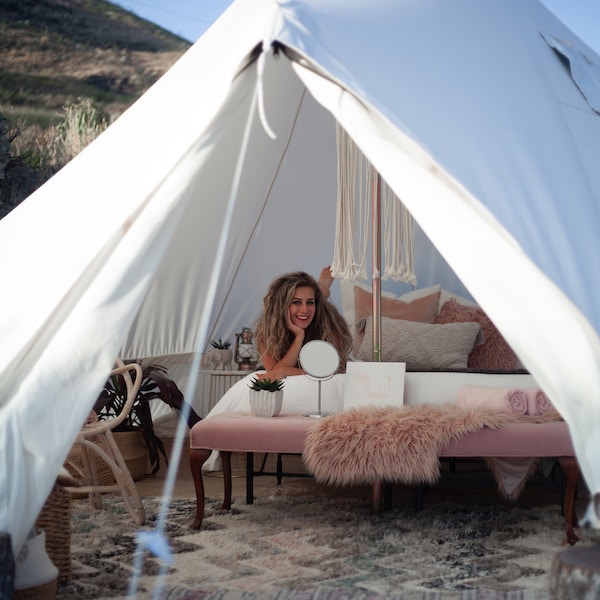 6M Luxury Canvas Bell Tent