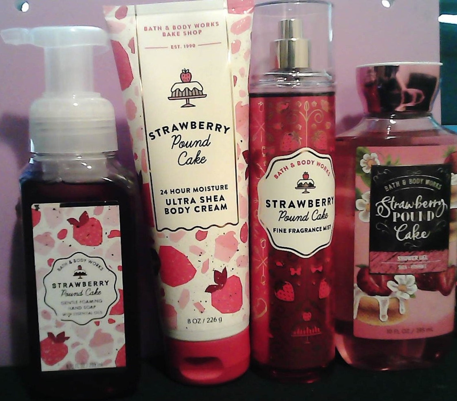 Strawberry Pound Cake Set Etsy