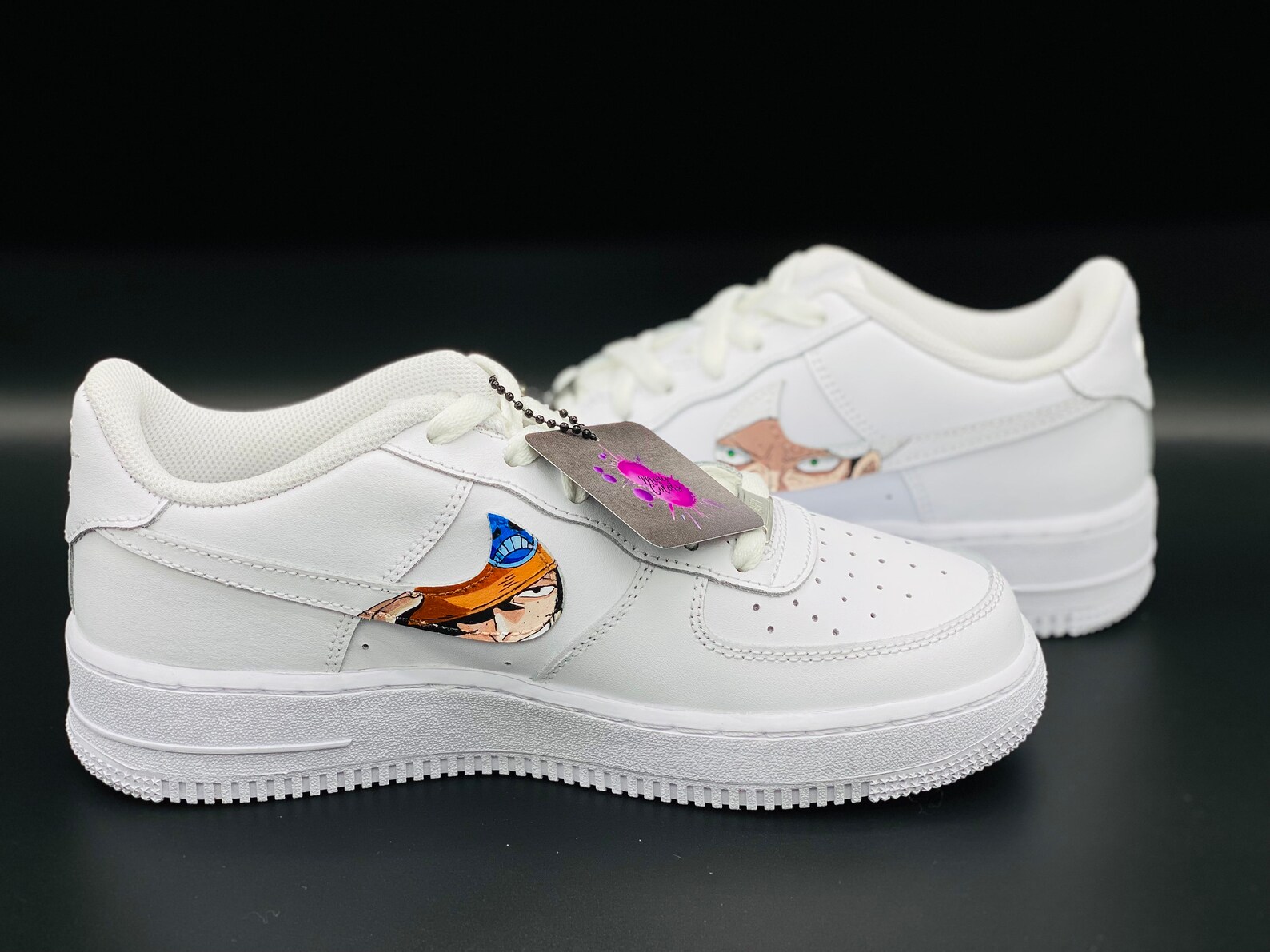 Air Force One Custom One Piece Nike Air Force 1 Custom Hand Painted One Piece Anime | Etsy