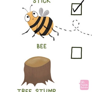 Kids Nature Scavenger Hunt Checklist - Etsy