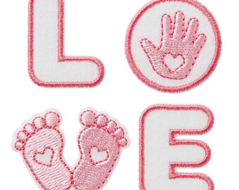 Baby Feet Applique Etsy
