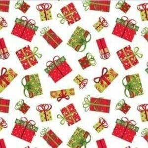 Könnte beinhalten: Ein nahtloses Muster aus bunten Geschenkboxen mit Schleifen, perfekt für Geschenkpapier oder Stoffdesign.