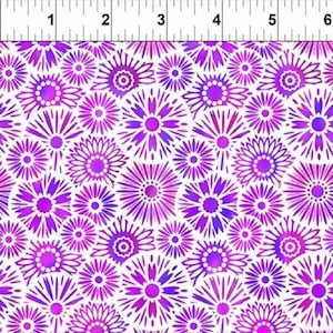 19,50/m, Stoff, Unusual Garden II, Blumen, Patchworkstoff, grafische Muster, hochwertiger Digitaldruck