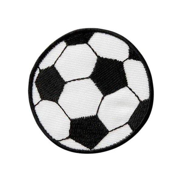 Fußball, Ball, Bügelbild, Aufnäher, Applikation, Patches, Flicken