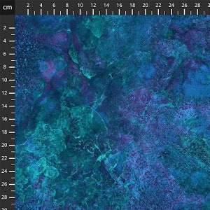 23,00/m, Stoff, "Northcott", Stonehenge Gradation, "Midnight blau",  Marmor, Steinoptik,  blau- türkis meliert