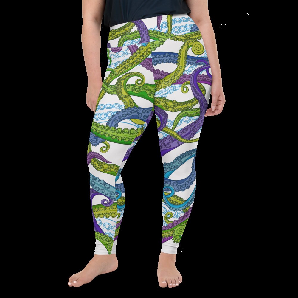 Octopus leggings plus size top