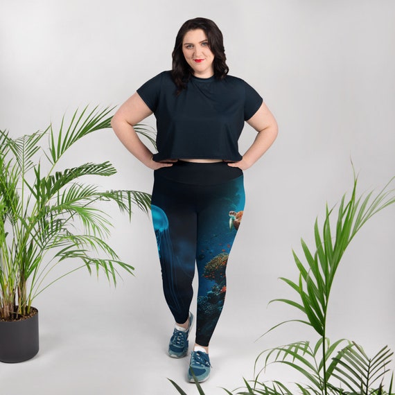 Buy Leggings Underwater World Plus Size Online in India 