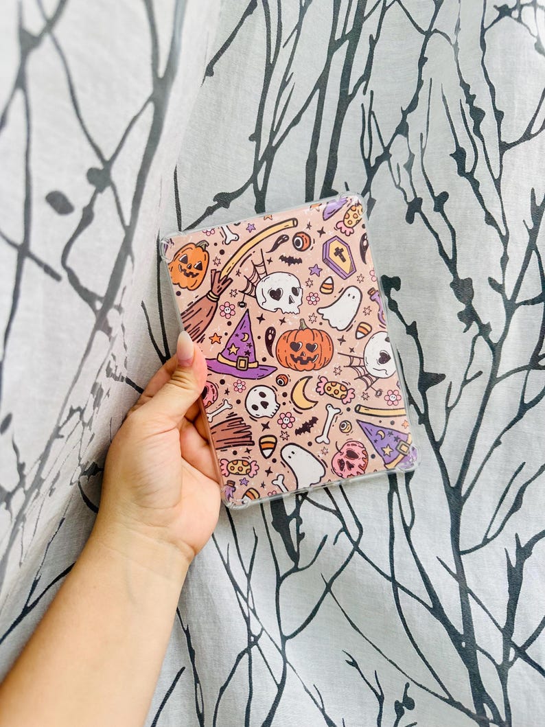 Fall Halloween Ghost Pumpkin Spice Kindle Case Insert Paperwhite Oasis