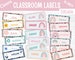 Classroom Desk Label| Student Name Plates| Student Poster Editable| Classroom Organization Labels| Student Name Tags| Classroom Name Tags 