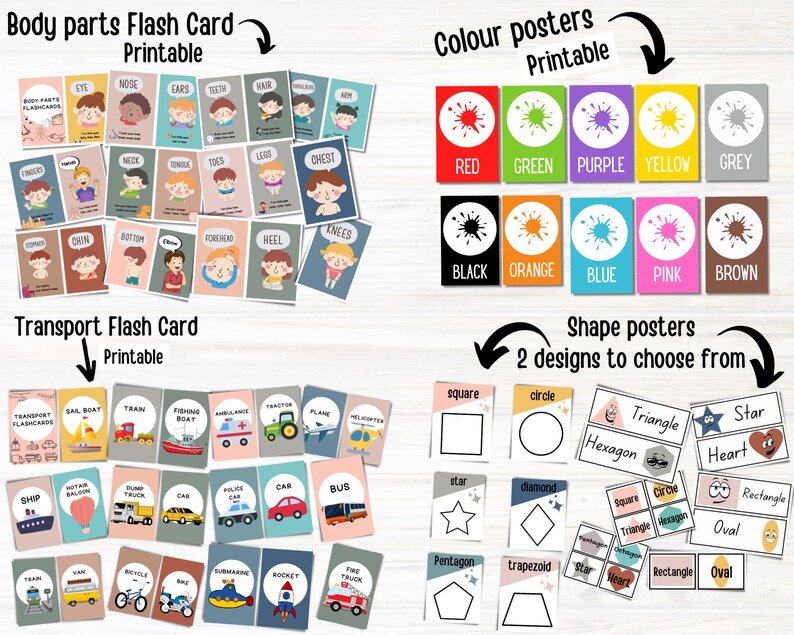 Boho Rainbow Classroom Decor Bundle Editable Classroom Etsy