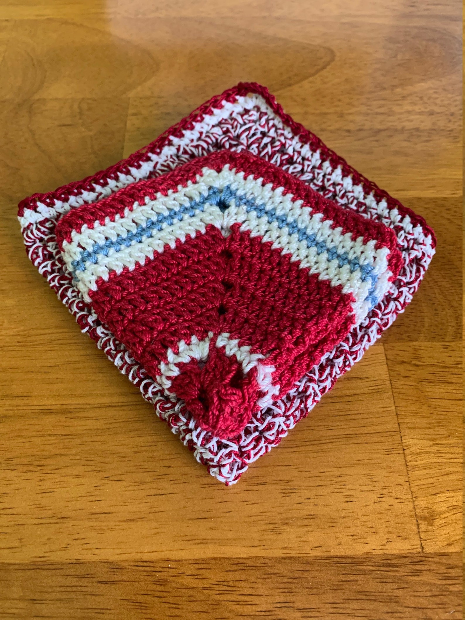 Vintage look handmade dishcloths Etsy