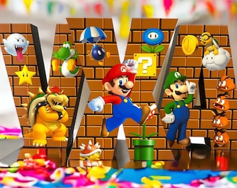 mario bros - papercraft wiki  Mario bros party, Mario birthday
