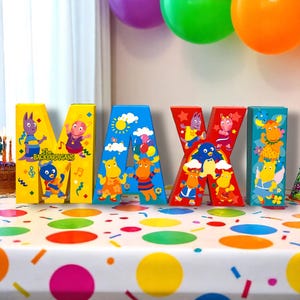 Backyardigans Name Sign  –  Birthday Party Deco