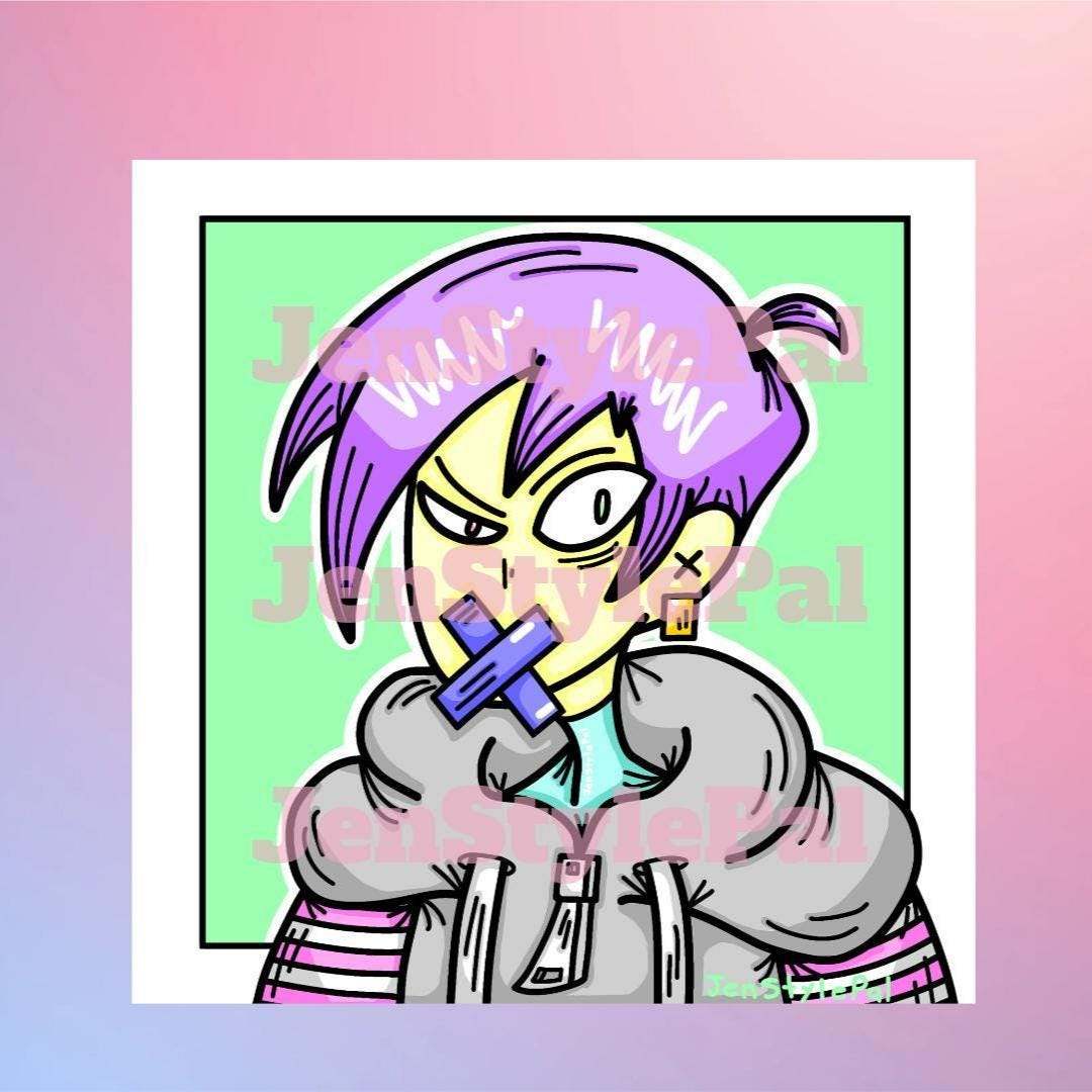 Digital Adoptable Character Design OC || Read Description - Etsy