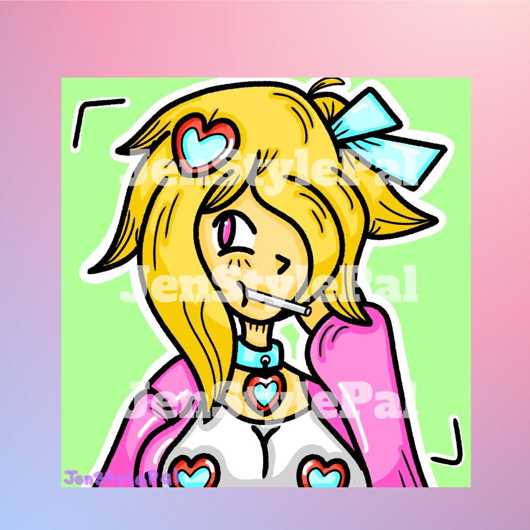 Digital Adoptable Character Design OC || Read Description - Etsy