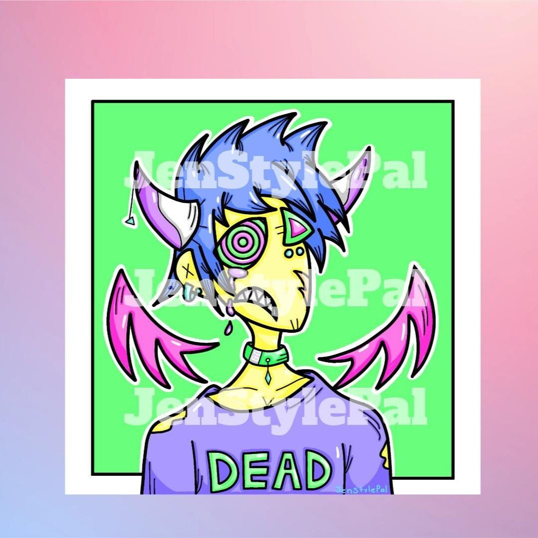 Digital Adoptable Character Design OC || Read Description - Etsy