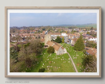 Photo print of St. Mary's Church in Lenham, Kent