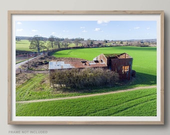 A Rusting Old Barn Yard (Chartham, Kent)