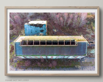 Abandoned Mine Building Photo Print 01