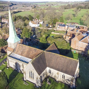 Barham Church in Kent Colour image 2