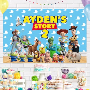 Personalised Toy Story Birthday Banner