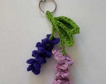 Crochet keyring - lavender
