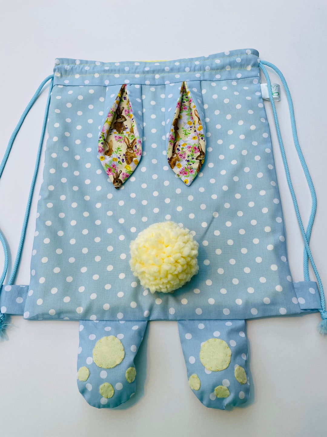 Bunny Backpack - Large Blue - Etsy