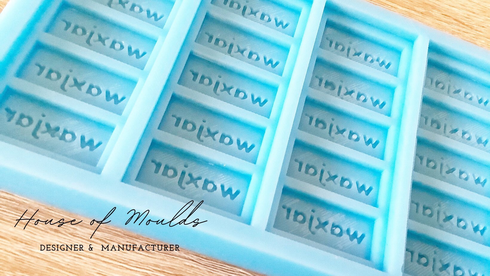 Custom made snap bar mould. 100mmx40mmx11mm. 4 full bars per Etsy