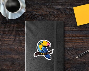 Toucan Sticker - Waterproof Vinyl Laptop Sticker - Sticker Bomb - Laptop Sticker