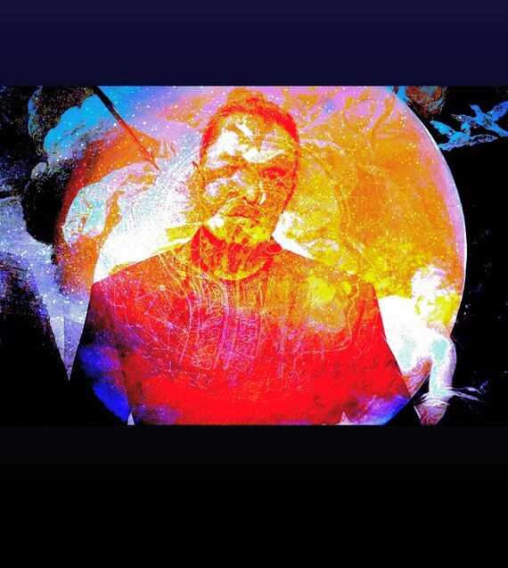 Elon Musk God Of AI NFT Digital Art 3/3 Etsy