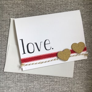 Understated Blank Love Card.