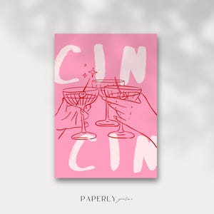 Cartolina "cin cin", cartolina per ogni occasione, per la migliore amica