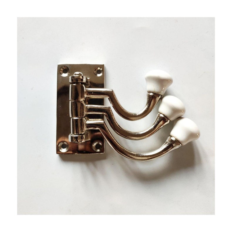 Maison Belle Ceramic Metal Wall Hooks Hanging Clothes Hat Coat Robe