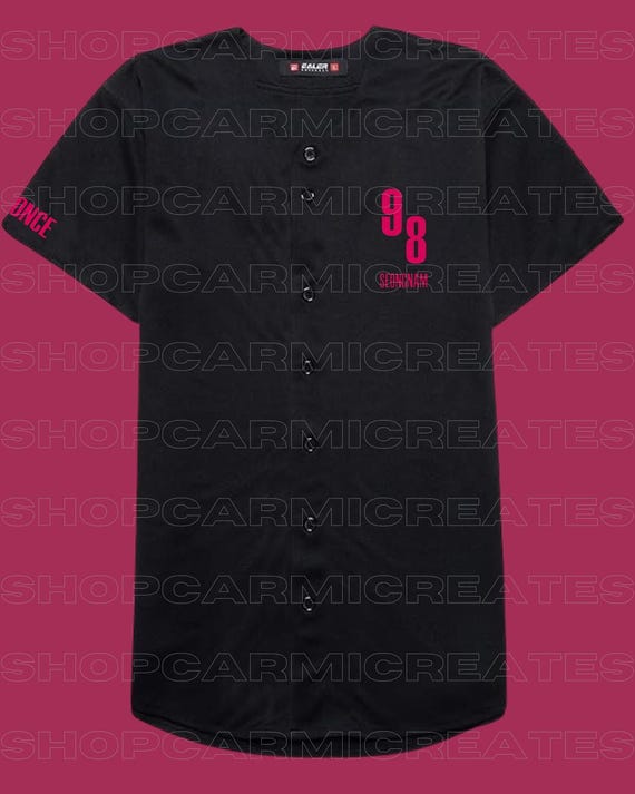Dahyun 98 Baseball Jersey - Kpop Fanmade Merch - Once Fandom Gift