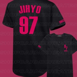 Jihyo 97 Baseball Jersey - Kpop Fanmade Merch - Once Fandom Gift