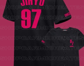 Jihyo 97 Baseball Jersey - Kpop Fanmade Merch - Once Fandom Gift